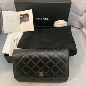 Chanel wallet on chain quilted Calfskin